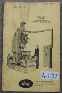 Avey No. 250 Turret-Dex Drilling Machine Parts List